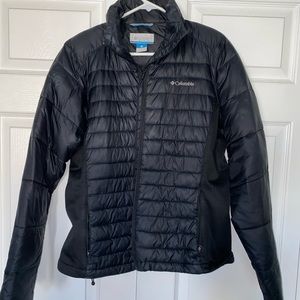 Black Columbia puffer coat